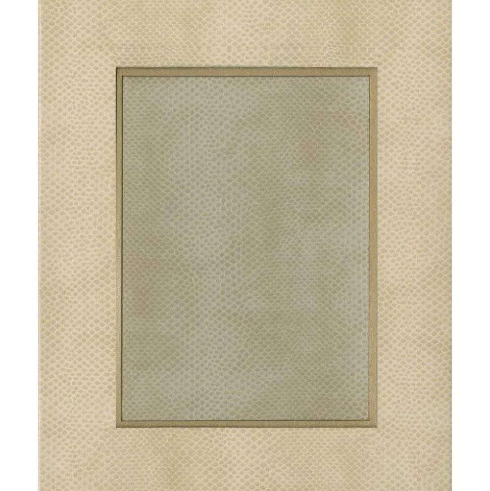Snakeskin 5" x 7" Picture Frame in Ivory - 1 Each