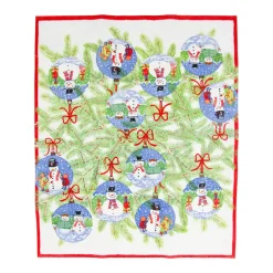 Snowman Ornaments Guest Towel Napkins - 15 Per Package