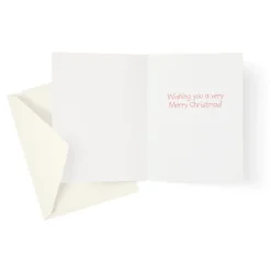 Snowman with Green Scarf Classic Boxed Christmas Cards - includes 15 cards & envelopes