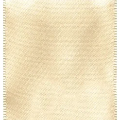 Solid Ivory Satin Wired Ribbon - 9 Yard Spool