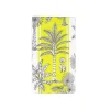 Southern Palms Green & White Guest Towel Napkins - 15 Per Package