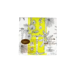 Southern Palms Green & White Luncheon Napkins - 20 Per Package