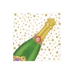Sparkling Paper Cocktail Napkins in White - 20 Per Package