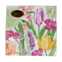 Spring Flower Show Paper Cocktail Napkins - 20 per Package