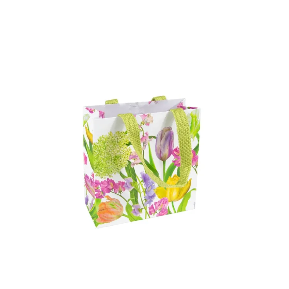 Spring Flower Show Small Square Gift Bags - 1 Each