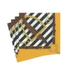 Stirrup and Silks Black/White Cocktail Napkin - package of 20