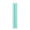 Straight Taper 10" Candles in Aqua - 4 Candles