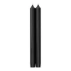 Straight Taper 10" Candles in Black - 4 Candles