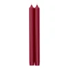 Straight Taper 10" Candles in Cranberry - 4 Candles