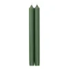 Straight Taper 10" Candles in Hunter Green - 2 Candles Per Package