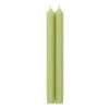 Straight Taper 10" Candles in Moss Green - 2 Candles Per Package, 3 Packages Included