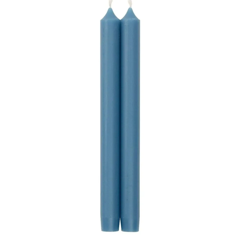 Straight Taper 12" Candles in Parisian Blue - 2 Candles Per Package