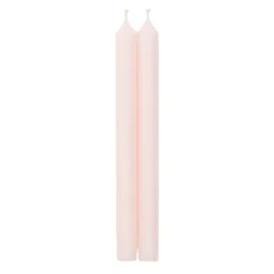 Straight Taper 10" Candles in Petal Pink - 2 Candles Per Package