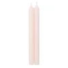 Straight Taper 10" Candles in Petal Pink - 2 Candles Per Package, 6 Packages Included