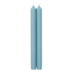 Straight Taper 10" Candles in Stone Blue - 4 Candles