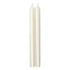 Straight Taper 10" Candles in White Pearlescent - 2 Candles Per Package