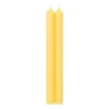 Straight Taper 10" Candles in Yellow - 2 Candles Per Package, 6 Packages Included