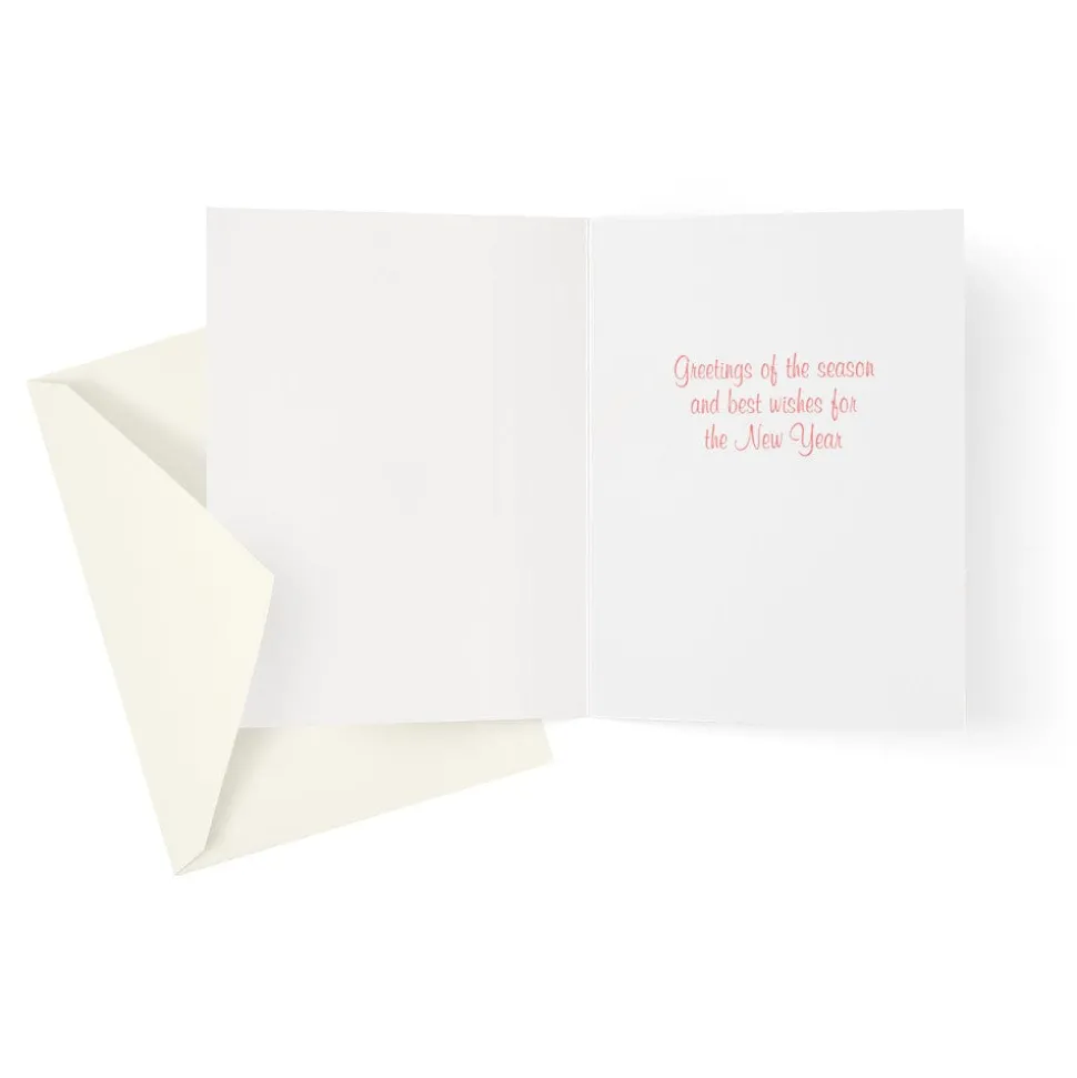 Succulent Wreath Classic Boxed Christmas Cards - includes 15 cards & envelopes