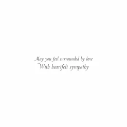 Sympathy - Set Of Six Greeting Cards And Envelopes