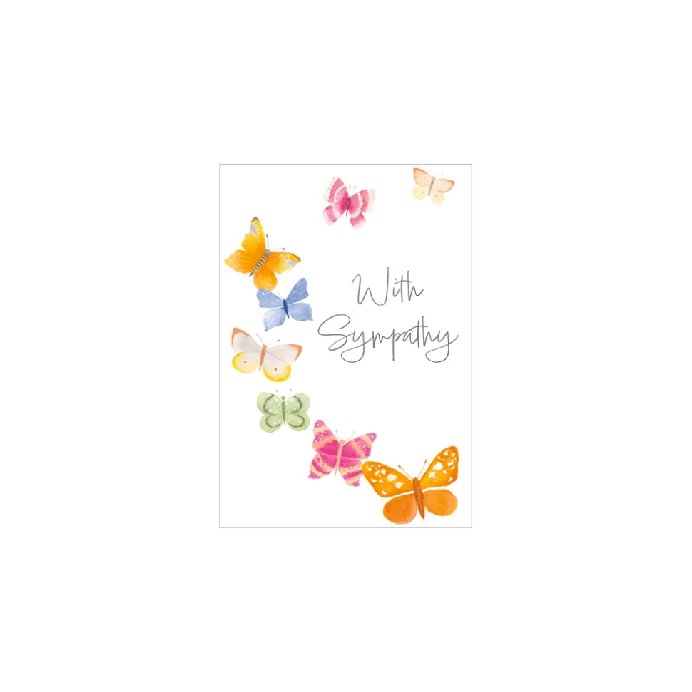 Sympathy - Set Of Six Greeting Cards And Envelopes