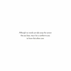 Sympathy - Set Of Six Greeting Cards And Envelopes