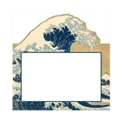 The Great Wave Gold Place Cards Die Cut Package 8 In