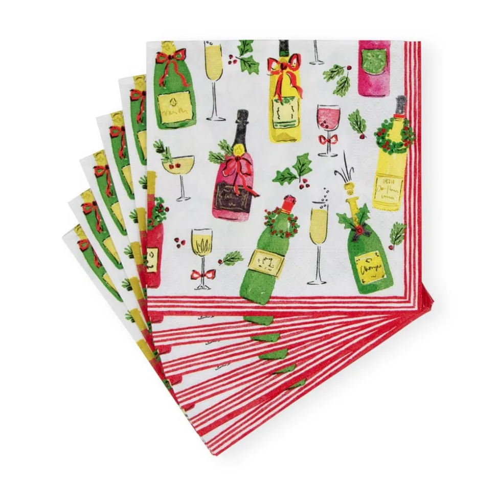 Tipsy And Toasty Cocktail Napkins - 20 Per Package