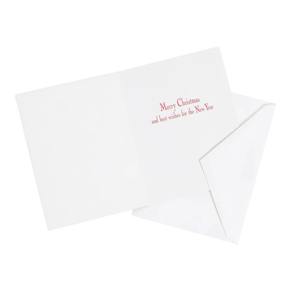 Topiaries Boxed Christmas Cards - 15 Christmas Cards & 15 Envelopes