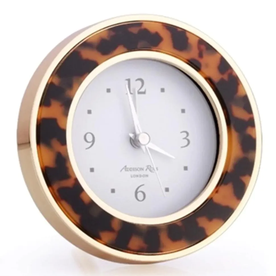 Tortoise & Gold Alarm Clock