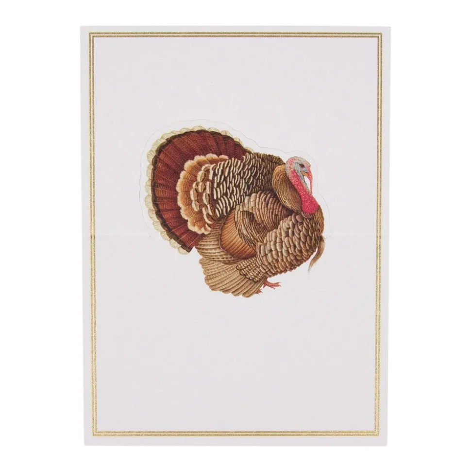 Turkey Place Cards Die Cut Package 8 In