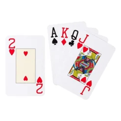 Under the Palms Large Type Playing Cards - 2 Decks Included