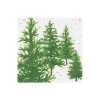 White Christmas Boxed Cocktail Napkins - 40 Per Box