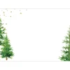 White Christmas Foil Correspondence Cards - includes 20 Correspondence Cards
