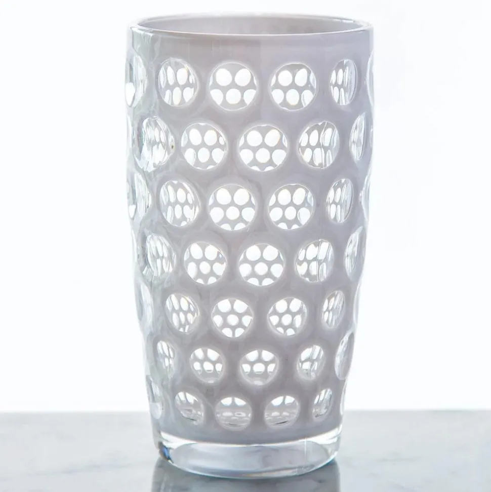 White Lente Acrylic Highball - 1 Each