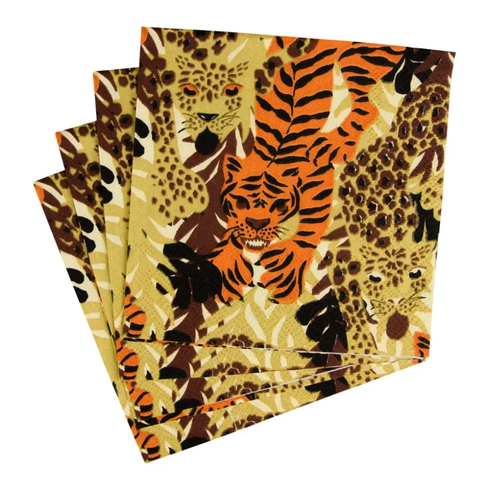 Wild Cats Cocktail Napkins - 20 Per Package