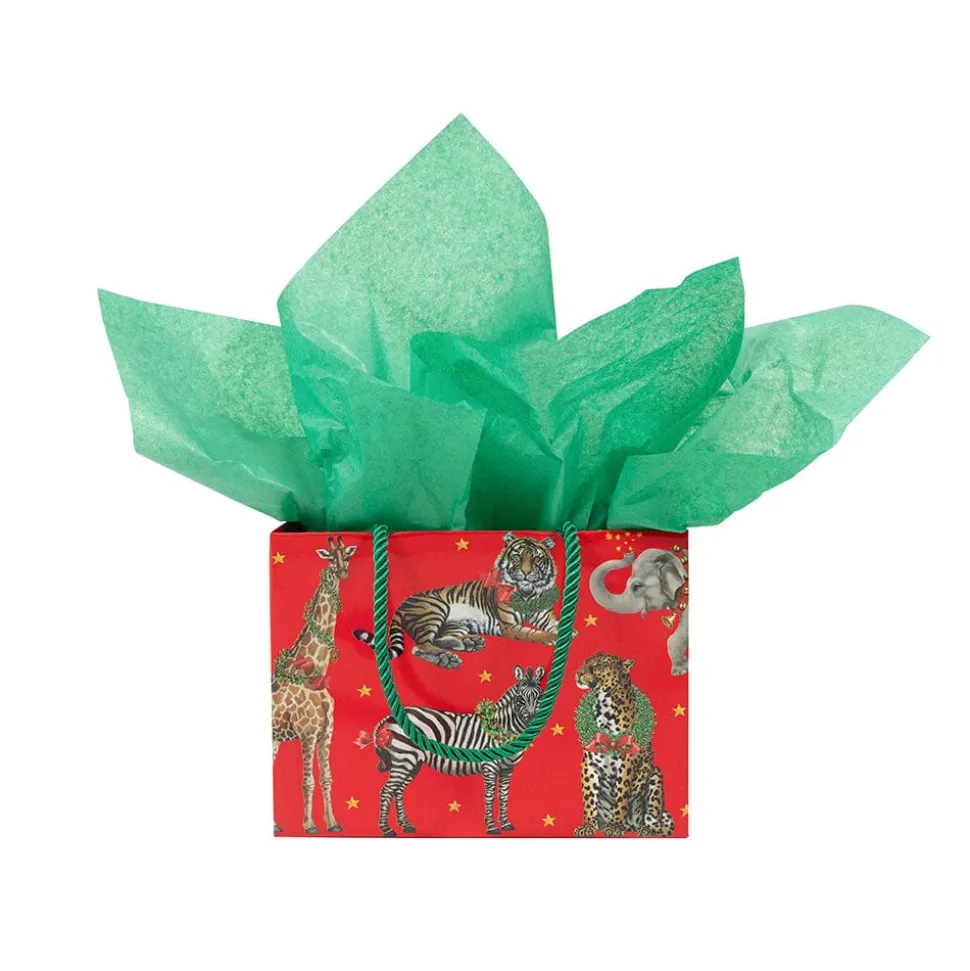 Wild Christmas Red Small Gift Bag - 1 Each