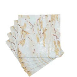 Willows Silver Cocktail Napkins - includes 20 Cocktail Napkins