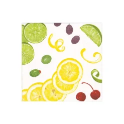 With An Extra Twist Paper Cocktail Napkins - 20 Per Package