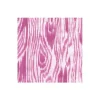 Woodgrain Fuchsia Cocktail Napkins - 20 Per Package