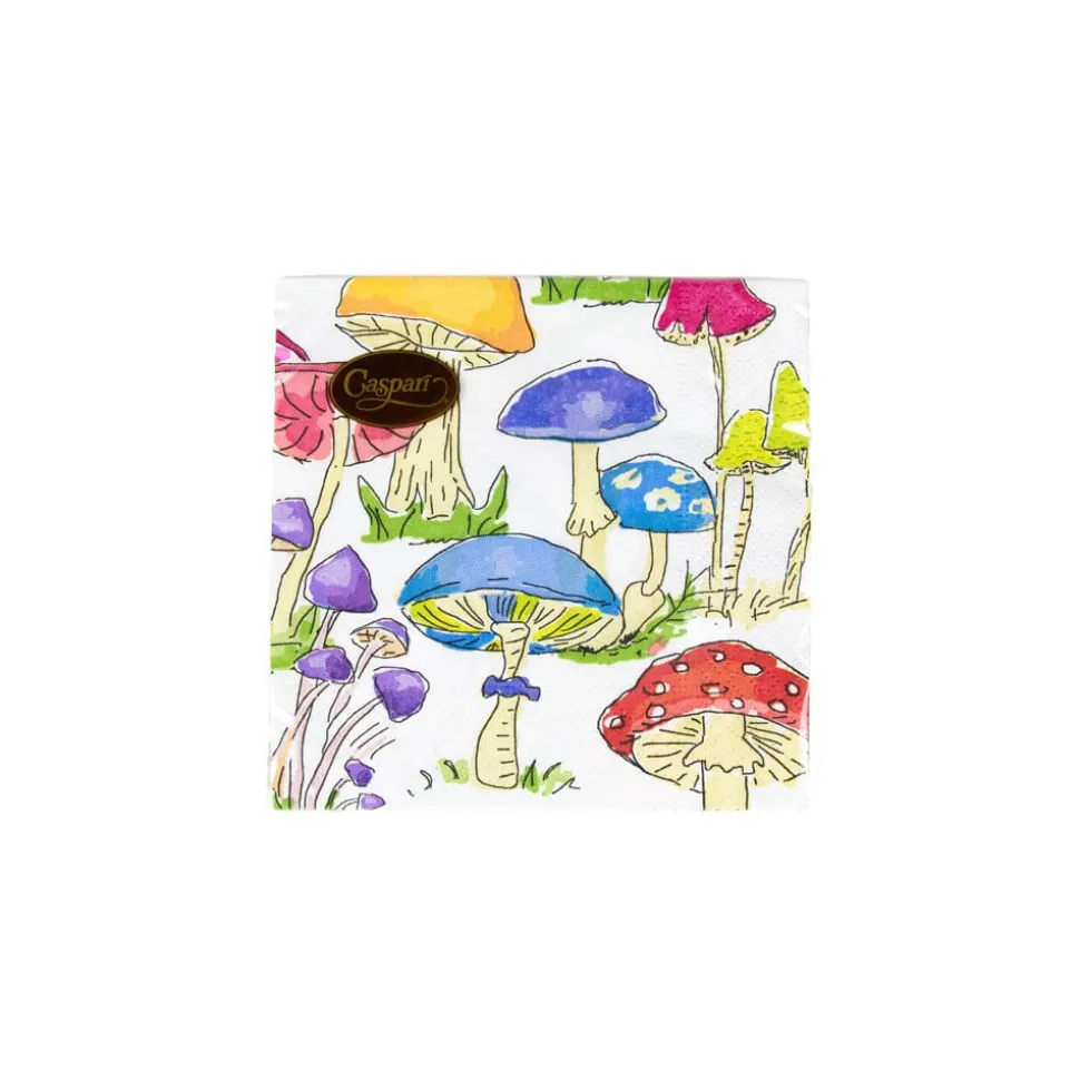 Woodland Mushrooms Cocktail Napkins - 20 Per Package
