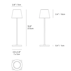 Zafferano Poldina Pro Micro Lamp - Sand